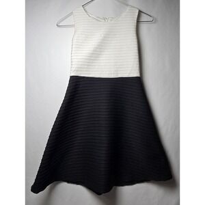 Girls White/Black‎ Byxby girl Sleeveless Dress size 8